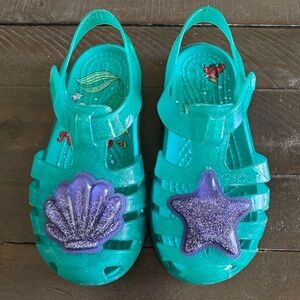 Glitter Ariel CROCS size 9